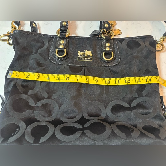 Coach Madison Op Art Sabrina Satchel Bag w/3 hang tags - Picture 10 of 11